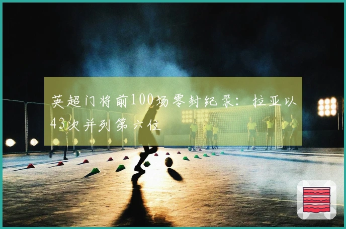 英超门将前100场零封纪录：拉亚以43次并列第六位
